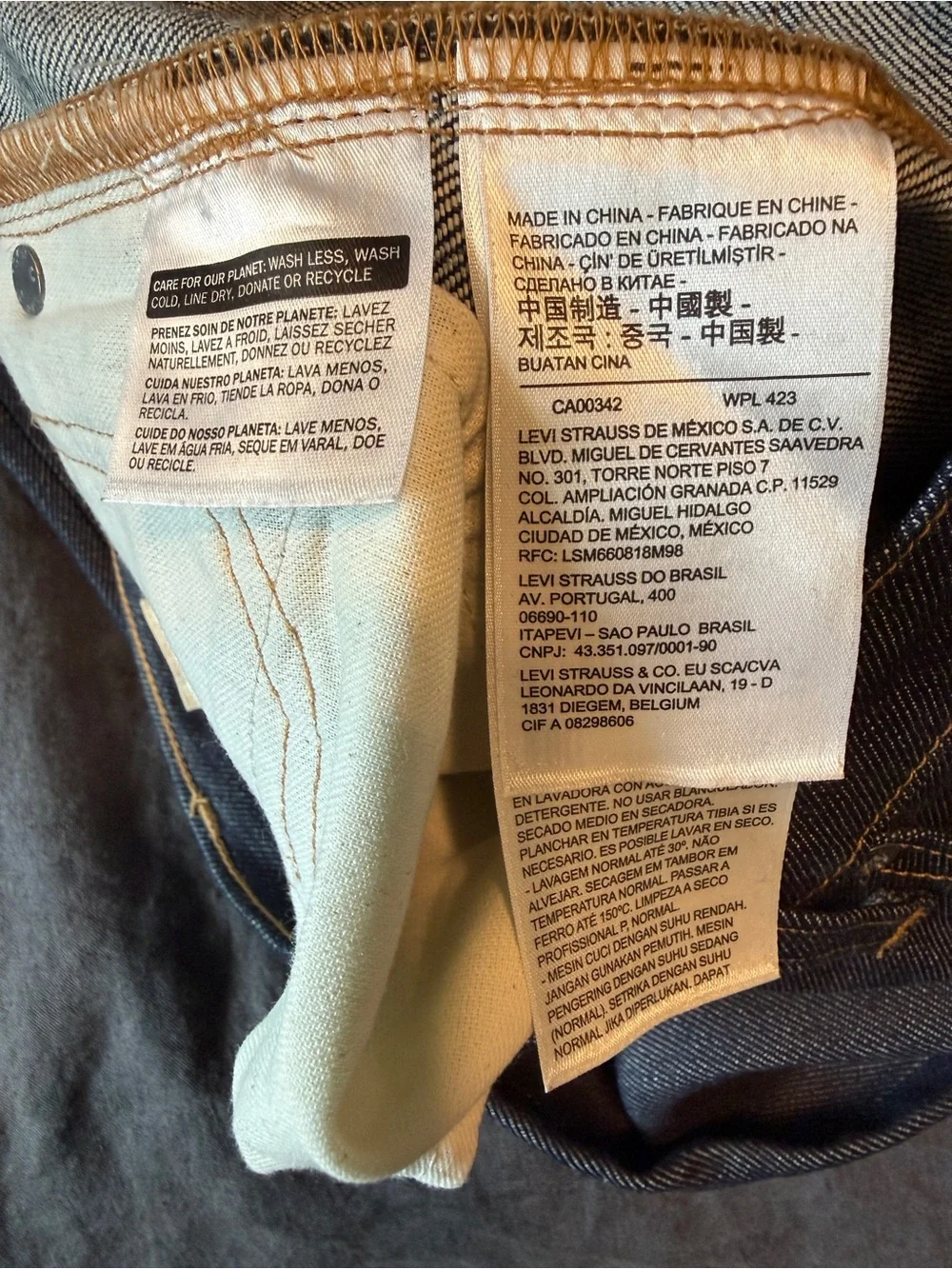Levi’s 511™ Slim Fit Japanese Selvedge Men's Jeans, Size 29/32, Crisp Dark Wash